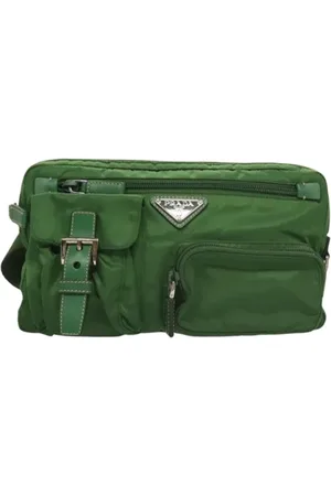 Prada Pre-owned, Herr, ONE Size, Nylon, Pre-owned Tyg prada-vskor