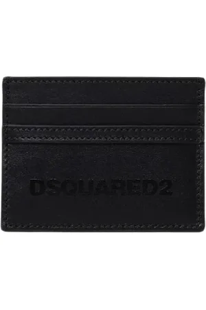 Dsquared2 Accessoarer, Herr, ONE Size, Läder, Präglad logoläderkorthållare