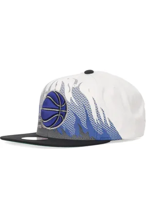 Mitchell & Ness Accessoarer, Herr, ONE Size, Bomull, Orlando Magic Platt Skärmkeps
