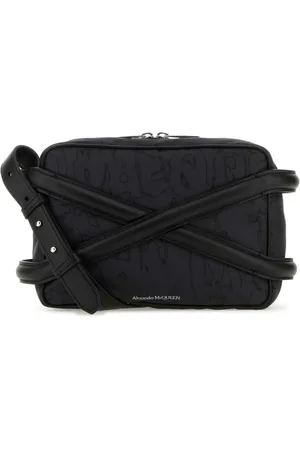 Alexander McQueen Väska, Herr, ONE Size, Nylon, Harness Crossbody Väska i Svart Nylon