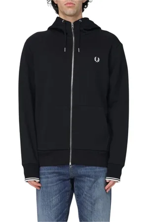 Fred Perry Sweatshirts & Hoodies, Herr, XL, Sweatshirt med broderad logotyp