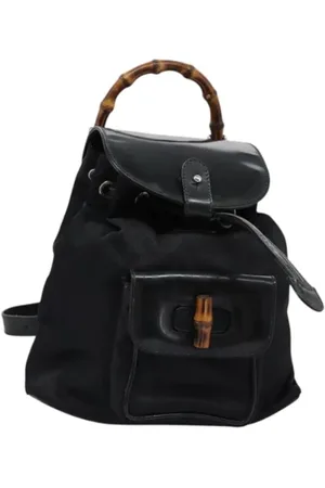 Gucci Pre-owned, Dam, ONE Size, Nylon, Pre-owned Nylon ryggsckar