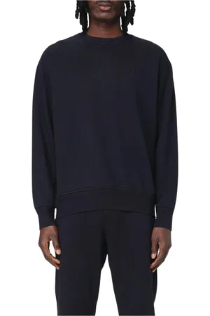 C.P. Company Sweatshirts & Hoodies, Herr, S, Bomull, Blå Sweatshirt Oversized Avslappnad Passform