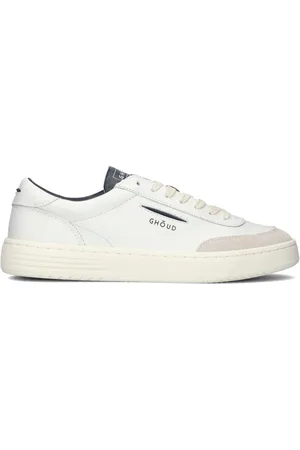 Ghoud Skor, Herr, 41 EU, Läder, Låga Vita Läder Herr Sneakers