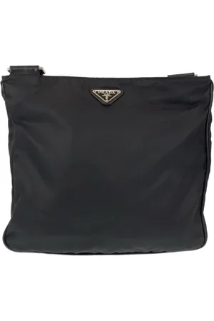 Prada Pre-owned, Herr, ONE Size, Nylon, Pre-owned Canvas axelremsvskor