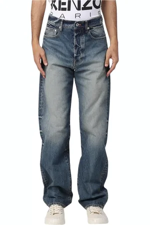 Kenzo Jeans, Herr, W33, Denim, Slitna Denim Jeans, Modern Passform