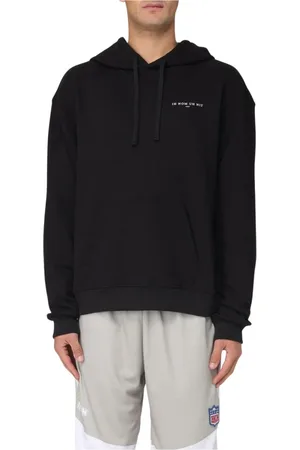 Ih Nom Uh Nit Sweatshirts & Hoodies, Herr, M, Bomull, Svart Oversized Hoodie Avslappnad Passform