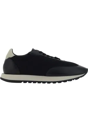 The Row Skor, Dam, 38 EU, Läder, Läder Runner Sneakers, Rund Tå, Snörning