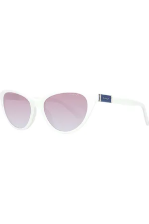 GANT Accessoarer, Dam, ONE Size, Kräm Cat Eye Solglasögon för Kvinnor