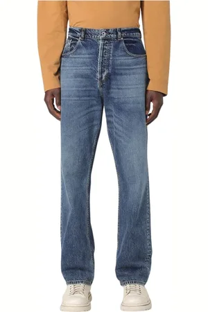 J.W.Anderson Jeans, Herr, W32, Denim, Modern avslappnad passform denim jeans