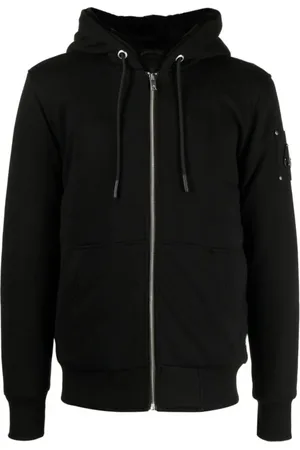 Moose Knuckles Sweatshirts & Hoodies, Herr, M, Klassisk Bunny Svart Jacka