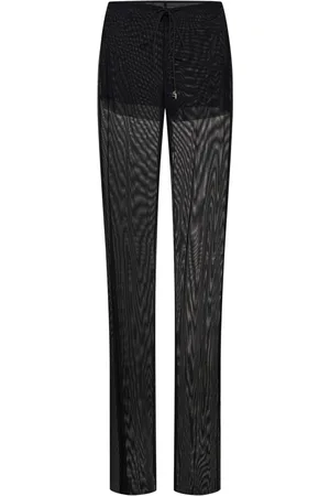 FISICO Byxor, Dam, L, Tyll, Svarta Tulle Dragsko Midja Byxor