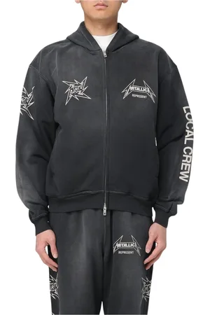 Represent Sweatshirts & Hoodies, Herr, S, Bomull, Lokal Besättning ZipUp Hoodie