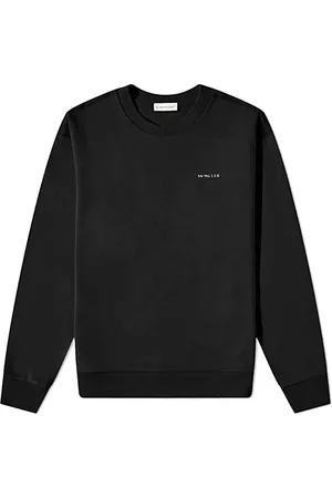 Moncler Sweatshirts & Hoodies, Herr, S, Bomull, Stilren Sweatshirt för Män