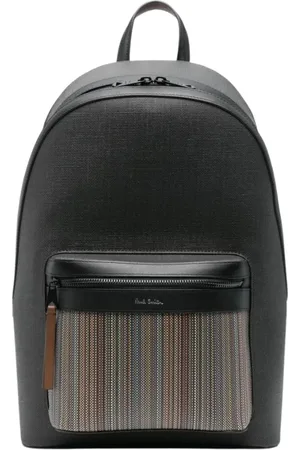 Paul Smith Väska, Herr, ONE Size, Läder, Randig ryggsäck för vardagsbruk