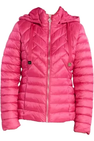 Liu Jo Jacka, Dam, S, Polyester, Vinter Huva Jacka, Rosa
