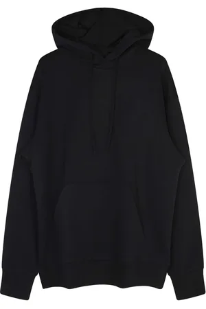 Y-3 Sweatshirts & Hoodies, Herr, M, Bomull, Svart Terry Hoodie Långärmad