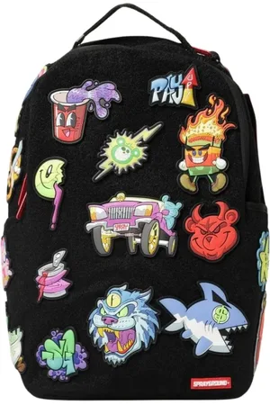 Sprayground Väska, Herr, ONE Size, Stilig Multi Ryggsäck med Patches