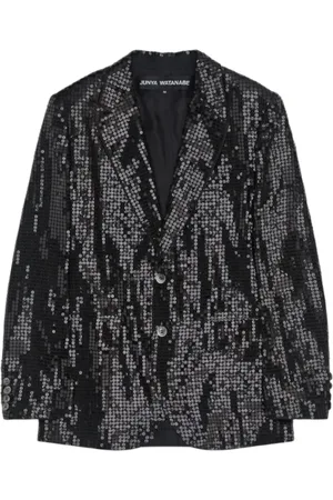 JUNYA WATANABE Jacka, Dam, S, Polyester, Paljettblazer med peakslag