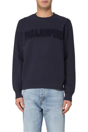Parajumpers Sweatshirts & Hoodies, Herr, M, Bomull, Broderad Crewneck Sweatshirt