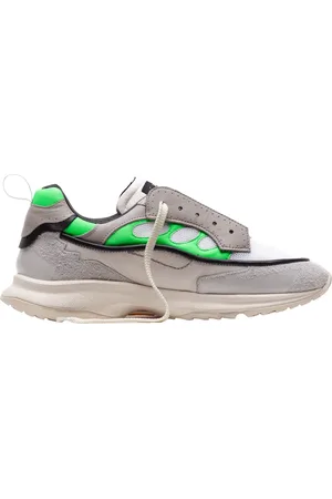 Hidnander Skor, Herr, 44 EU, Läder, Treek Fog/Fluo Green