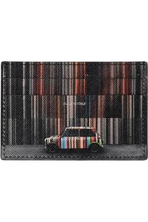 Paul Smith Accessoarer, Herr, ONE Size, Läder, Print Läderkorthållare Mini Cooper