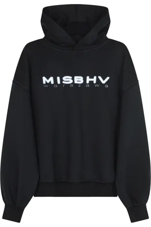 MISBHV Sweatshirts & Hoodies, Herr, M, Bomull, Svart långärmad huvtröja