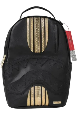 Sprayground Väska, Herr, ONE Size, Läder, Guld Hajattack Ryggsäck