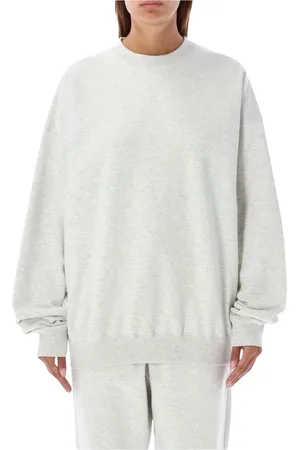 Y-3 Sweatshirts & Hoodies, Herr, M, Bomull, Minimalistisk Grå Sweatshirt Herr Snygg