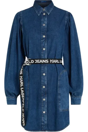 Karl Lagerfeld Klänning, Dam, M, Denim, Jeansklänning