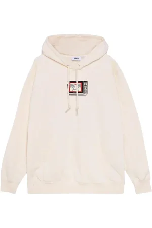 Obey Sweatshirts & Hoodies, Herr, XL, Bomull, Broderad huvtröja med ficka
