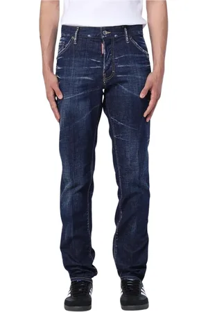 Dsquared2 Jeans, Herr, 3Xl, Denim, Flex Fit Stiliga Jeans