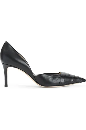 Giorgio Armani Skor, Dam, 39 EU, Läder, Svarta Läderpumps Elegant Stil
