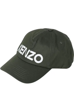 Kenzo Accessoarer, Herr, ONE Size, Bomull, Logo Baseball Cap i Grön
