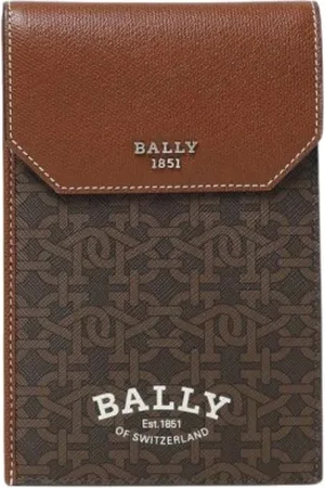 Bally Accessoarer, Herr, ONE Size, Läder, Läder Canvas Telefonfodral