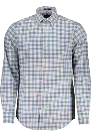 GANT Skjorta, Herr, S, Blå Långärmad Button-Down Skjorta
