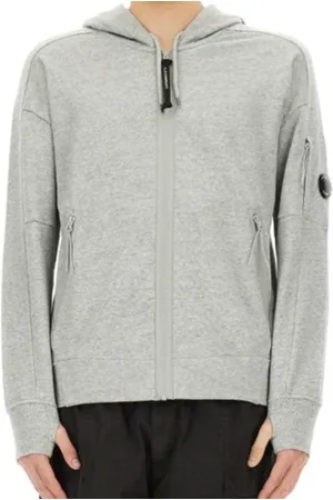 C.P. Company Sweatshirts & Hoodies, Herr, S, Bomull, Linsspecifik Hoodie