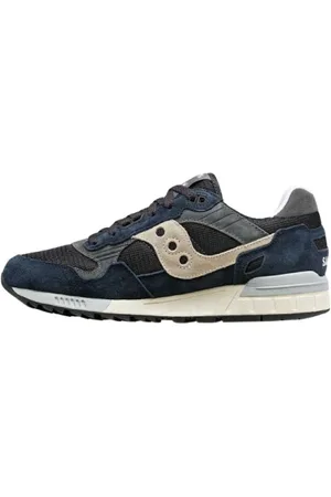 Saucony Skor, Herr, 46 EU, Mocka, Blå/Grå Mocka Mesh Sneakers Shadow 5000