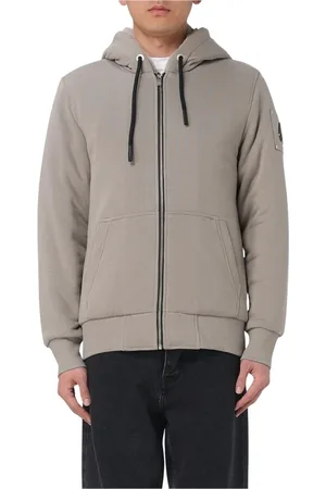 Moose Knuckles Sweatshirts & Hoodies, Herr, L, Bomull, ZipUp Hoodie Sweater