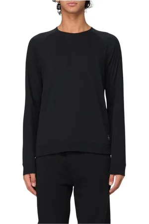 Paul Smith Sweatshirts & Hoodies, Herr, S, Svart Raglan Pullover Sweatshirt