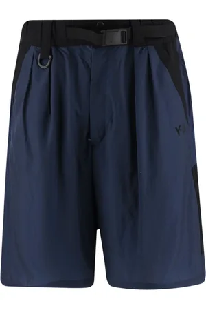 Y-3 Shorts, Herr, L, Nylon, Nylon Logo Casual Shorts Navy Black