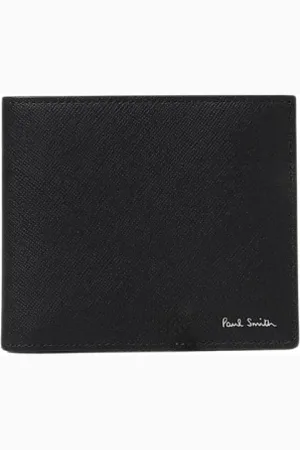Paul Smith Accessoarer, Herr, ONE Size, Läder, Klassisk Svart Läderplånbok