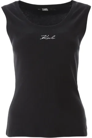Karl Lagerfeld Topp, Dam, S, Bomull, Top Smanicato
