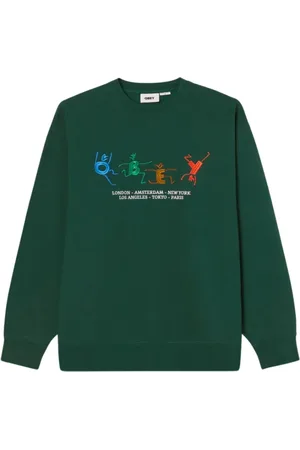 Obey Sweatshirts & Hoodies, Herr, S, Bomull, Rain Forest Sweatshirt Hoodie