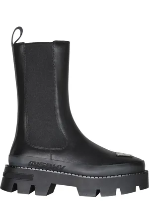 MISBHV Skor, Dam, 38 EU, Läder, Svart Läder Chelsea Boot