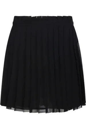 Ami Kjol, Dam, M, Polyester, Veckad kjol i svart