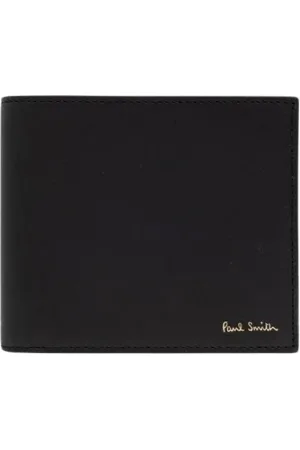 Paul Smith Accessoarer, Herr, ONE Size, Läder, Snygg Svart Minimalistisk Plånbok i Läder