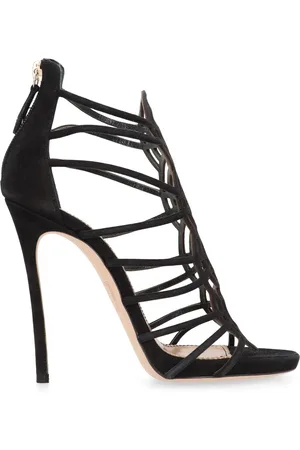 Dsquared2 Skor, Dam, 37 EU, Mocka, Stilettklack Mocka Sandaler