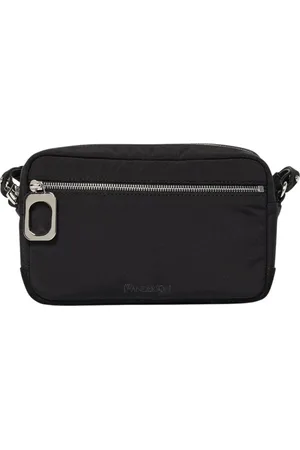 J.W.Anderson Väska, Herr, ONE Size, Nylon, Svart Nylon Crossbody Väska Dragkedja