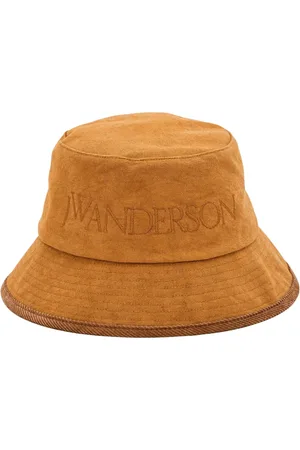 J.W.Anderson Accessoarer, Herr, S, Bomull, Broderad bomullshinkhatt
